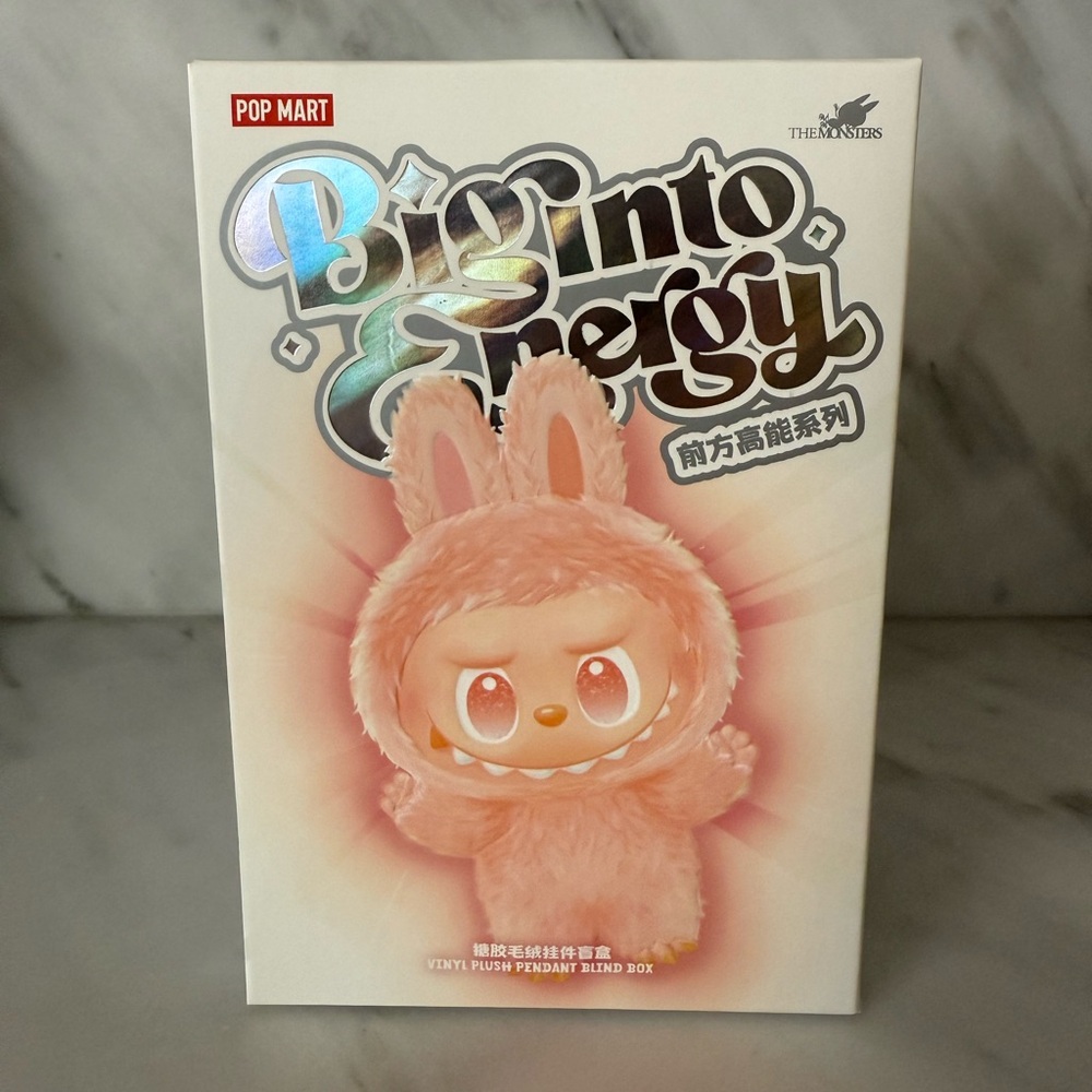 Pop Mart Big into Energy Bunny Vinyl Plush Pendant BLIND BOX